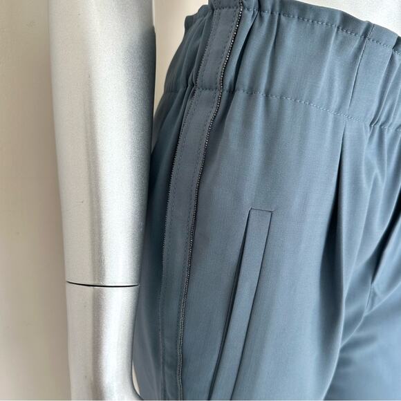 Brunello Cucinelli women navy wool pants size 6 US Retail 2250$ - Picture 2 of 15